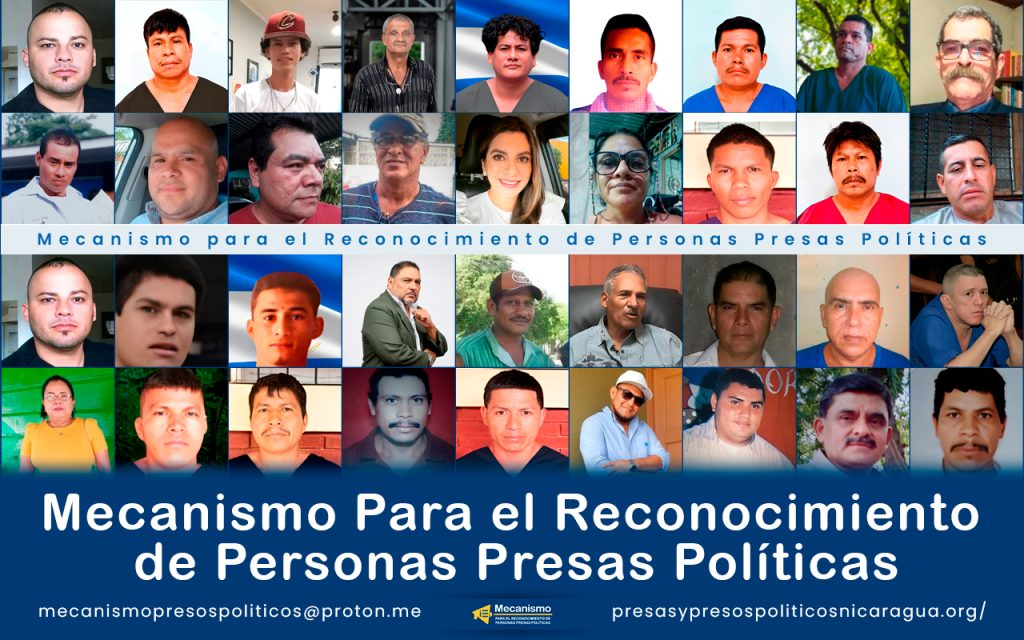 NICARAGUA, 47 PERSONAS SON PRESAS Y PRESOS POLÍTICOS